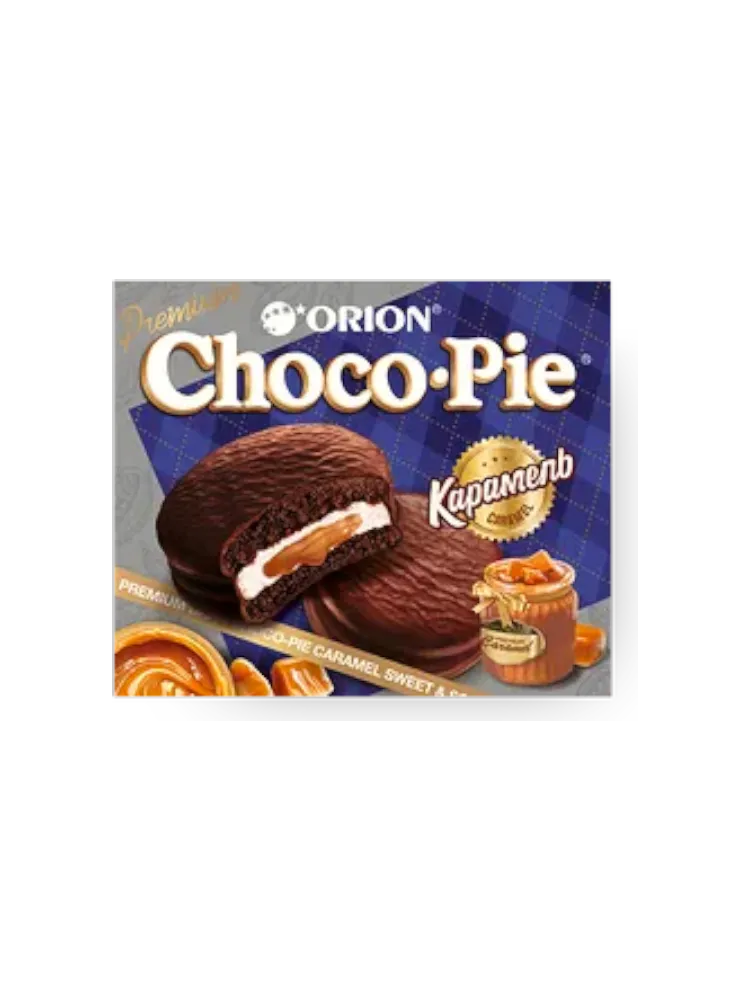 ПИРОЖЕНОЕ ORION CHOCO-PIE DARK КАРАМЕМЬ 360Г