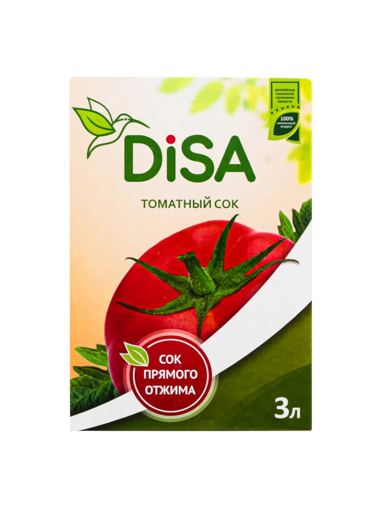 СОК DISA 3Л ТОМАТ Т/ПАК