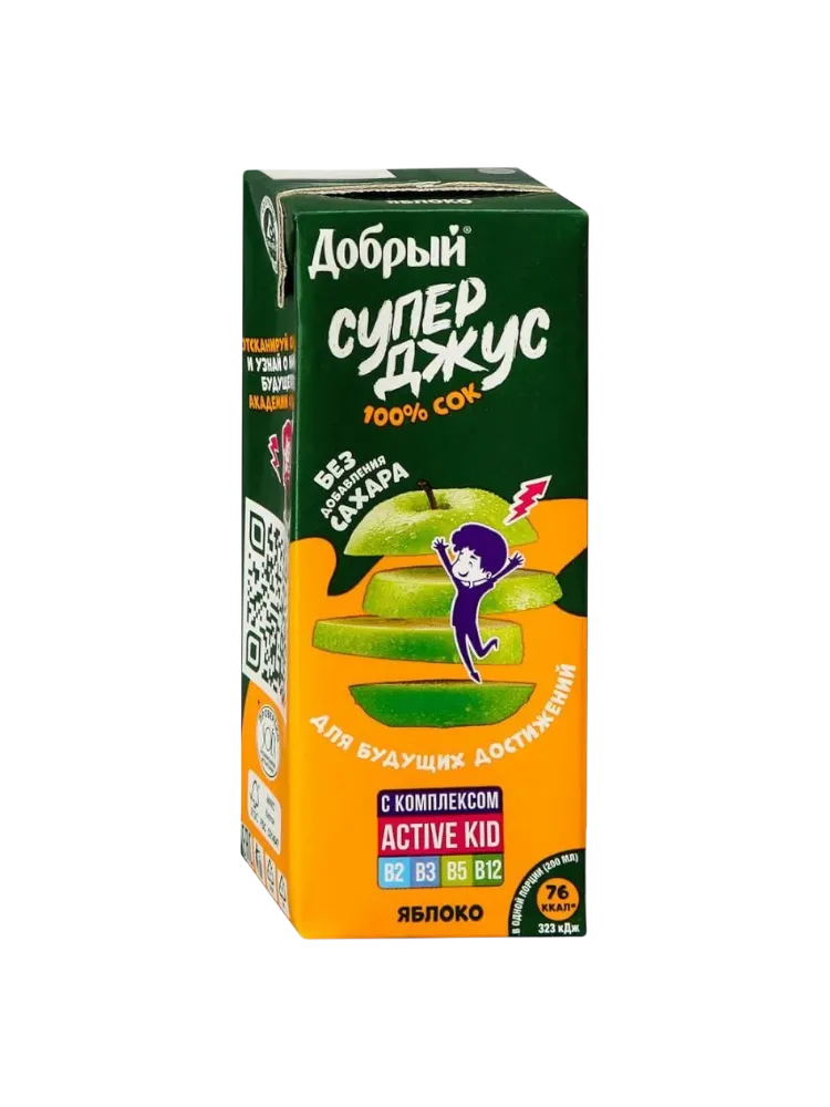 СОК ДОБРЫЙ ЯБЛОКО ACTIVE KID 0,2Л 