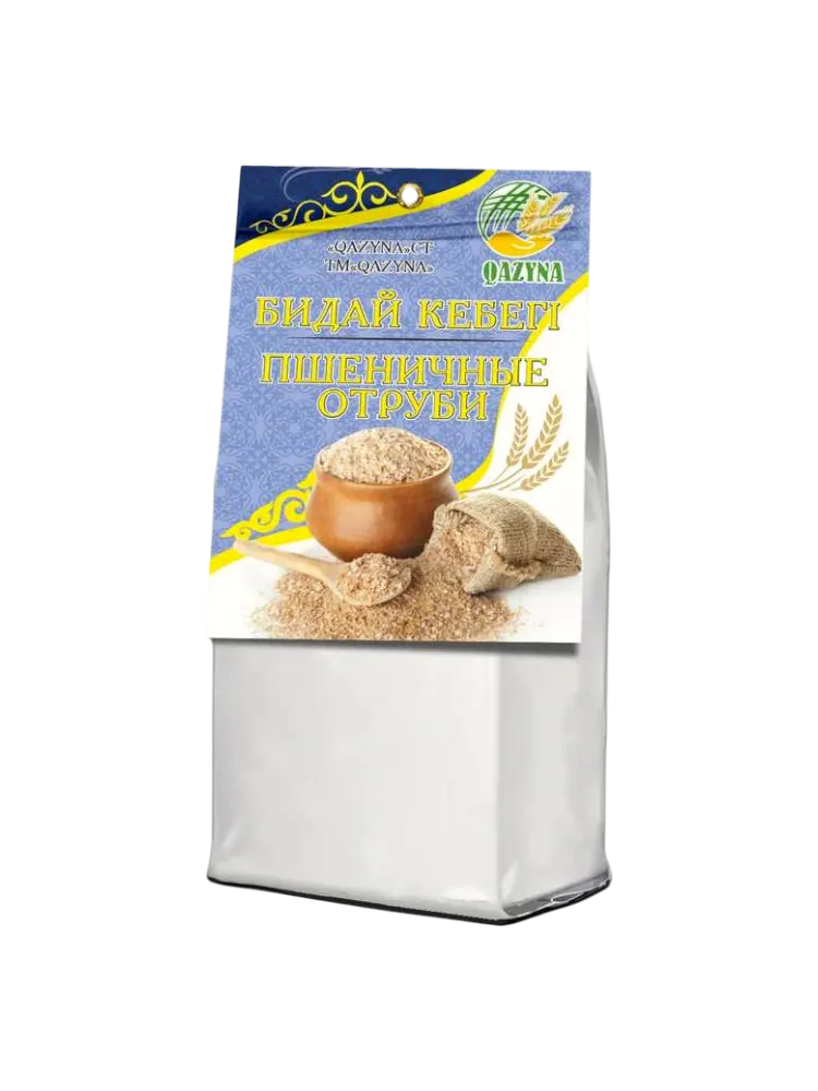 ОТРУБИ ПШЕНИЧНЫЕ 0,5КГ QAZYNA