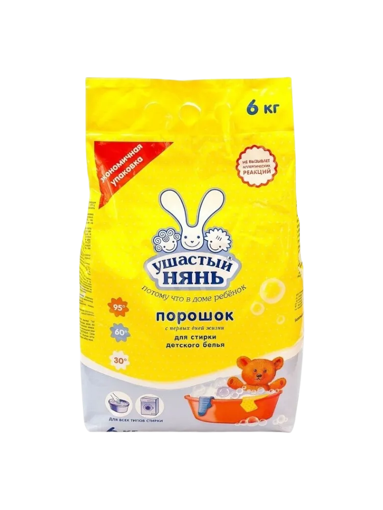 СТИР ПОР УШАСТЫЙ НЯНЬ 6КГ 