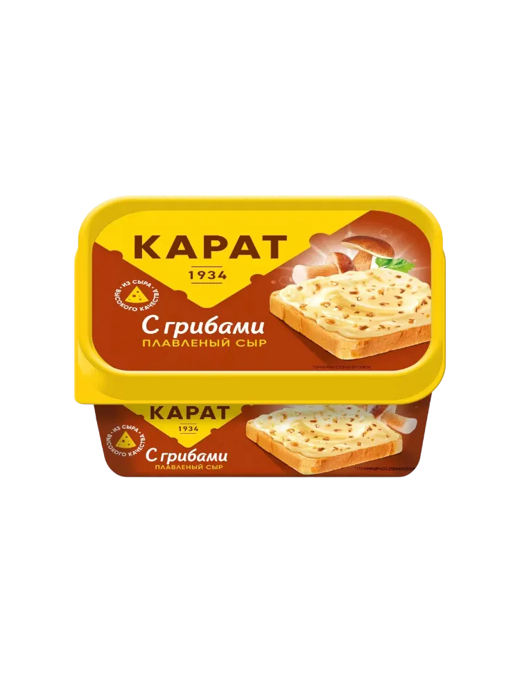 СЫР ПЛАВЛ КАРАТ С ГРИБАМИ 400Г45%