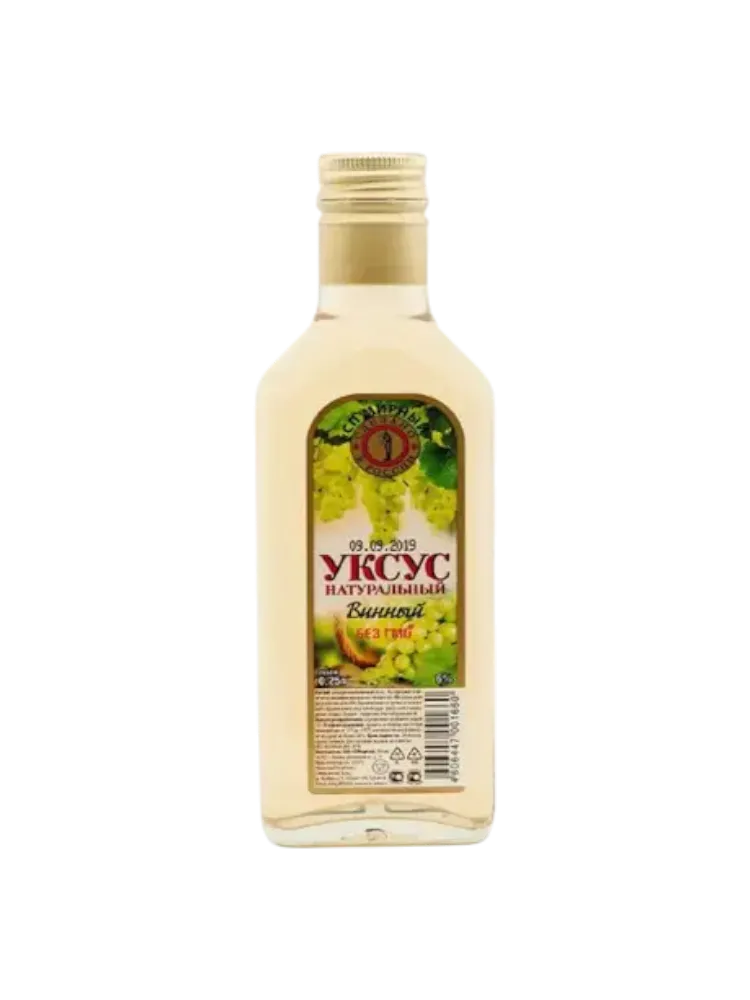 УКСУС ВИННЫЙ 250МЛ НАТУРАЛЬНЫЙ 6% С/Б