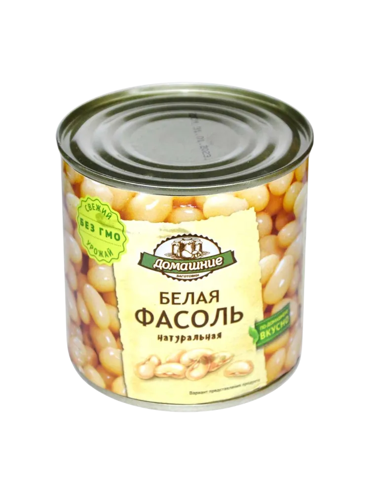 ФАСОЛЬ ДОМАШНИЕ СЕКРЕТЫ БЕЛАЯ 400Г Ж/Б 