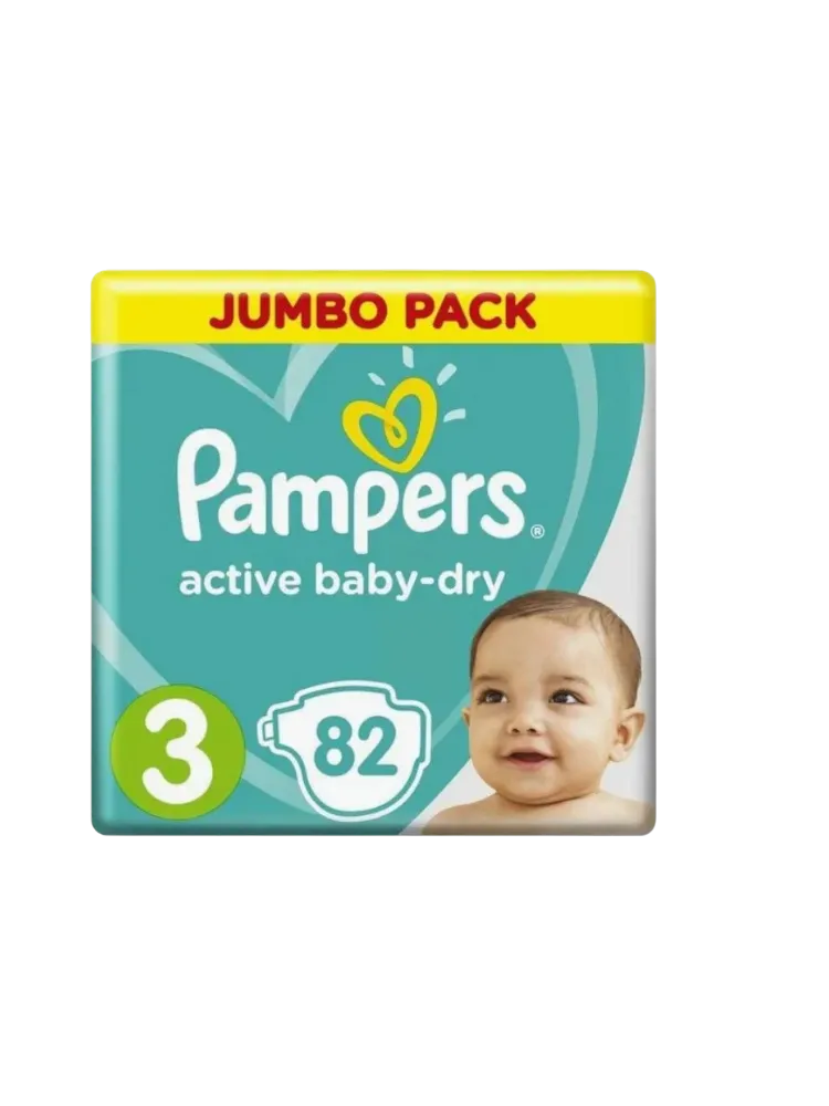 Подгузники Pampers Activ Baby Dry Midi 