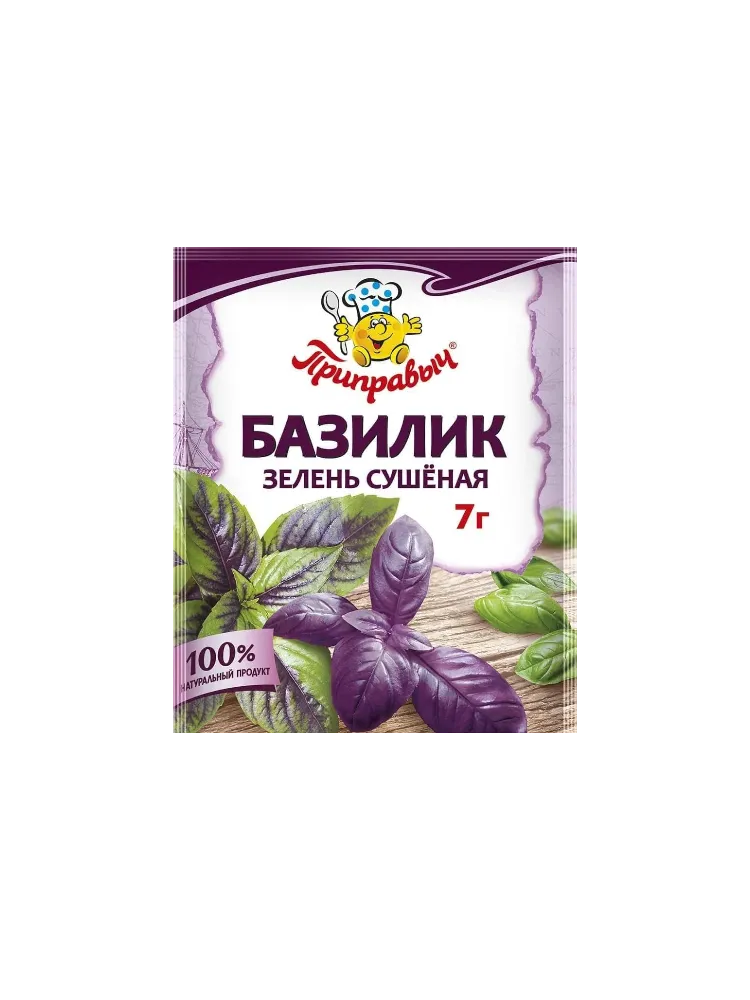ПРИПРАВА ПРИПРАВЫЧ 7Г БАЗИЛИК СУШЕННЫЙ