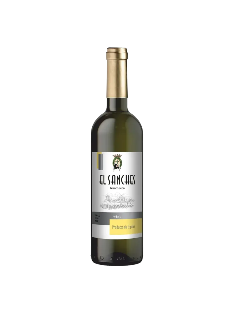 ВИНО БЕЛОЕ СУХОЕ EL SANCHES BLANCO 12,5% 0.75Л  - фото 1