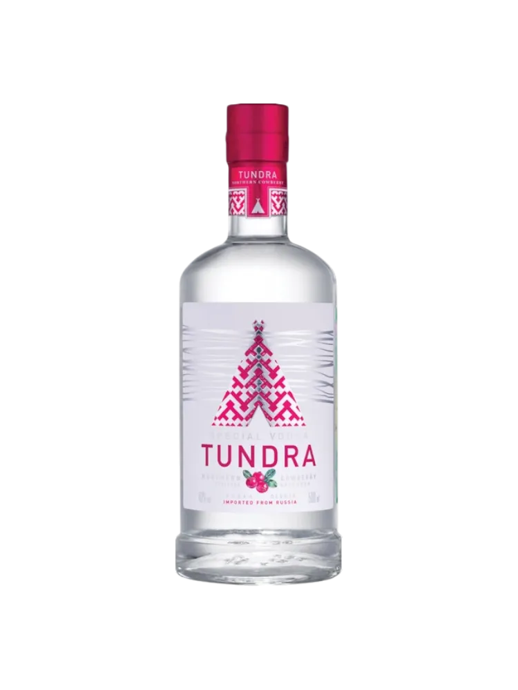 ВОДКА TUNDRA 40% 0.5Л СЕВЕРНАЯ БРУСНИКА - фото 1