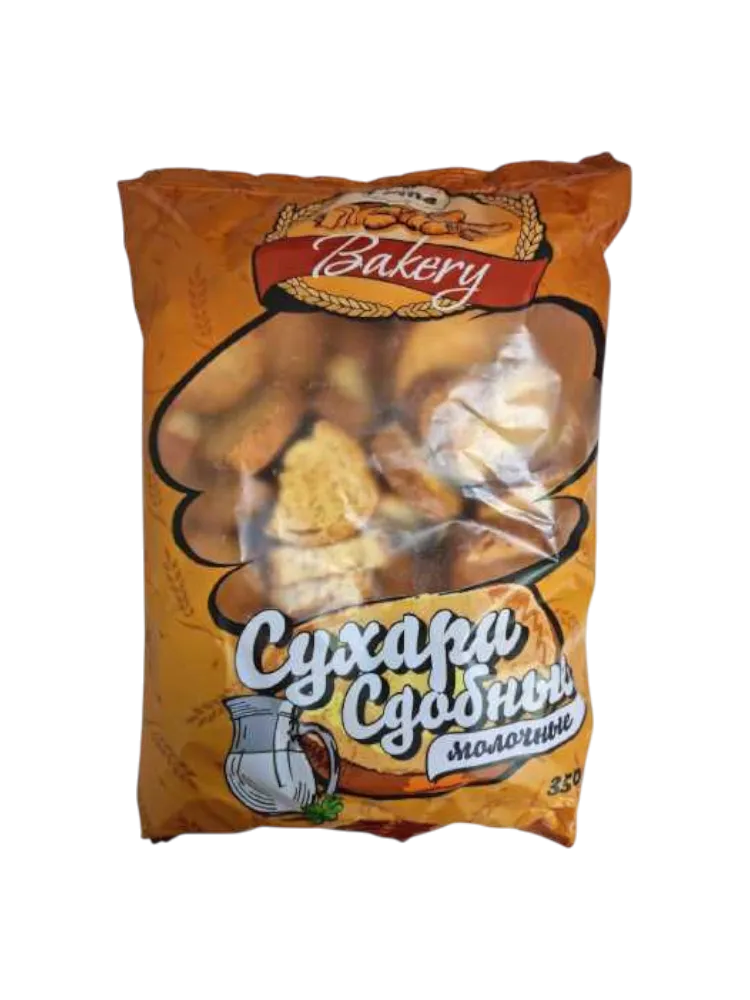 СУХАРИ FINE BAKERY 350Г МОЛОЧНЫЕ СДОБНЫЕ