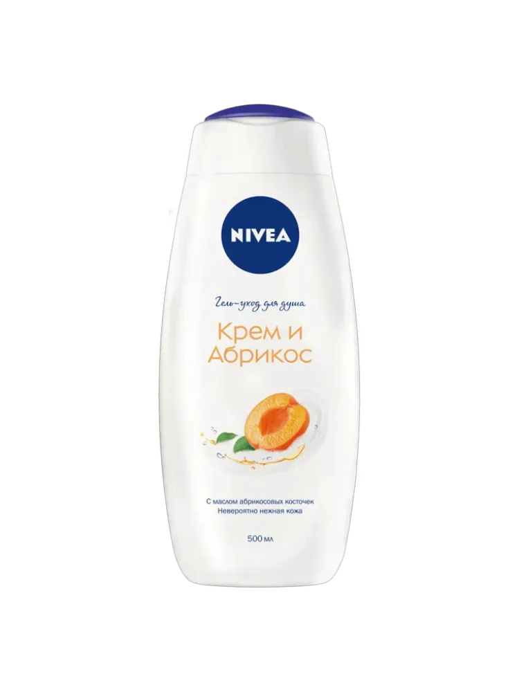 ГЕЛЬ УХОД Д/ДУША NIVEA 500МЛ КРЕМ АБРИКОС