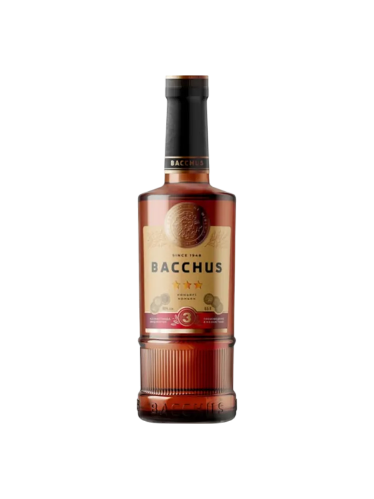 КОНЬЯК BACCHUS 0,7Л 3*  - фото 1