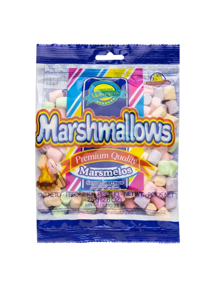 МАРШМЕЛЛОУ GUANDY МИНИ ЦВЕТНОЙ ФРУКТОВЫЙ 75Г