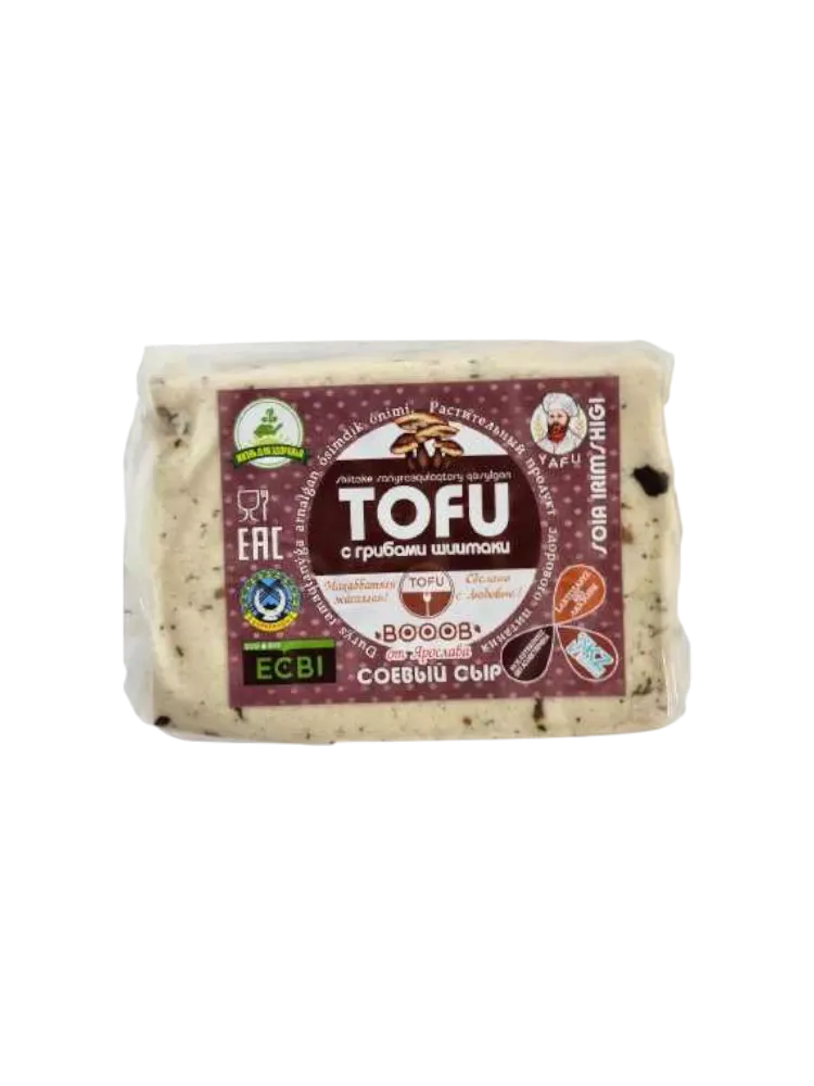 СЫР TOFU С ГРИБАМИ ШИИТАКИ В/У ВЕС