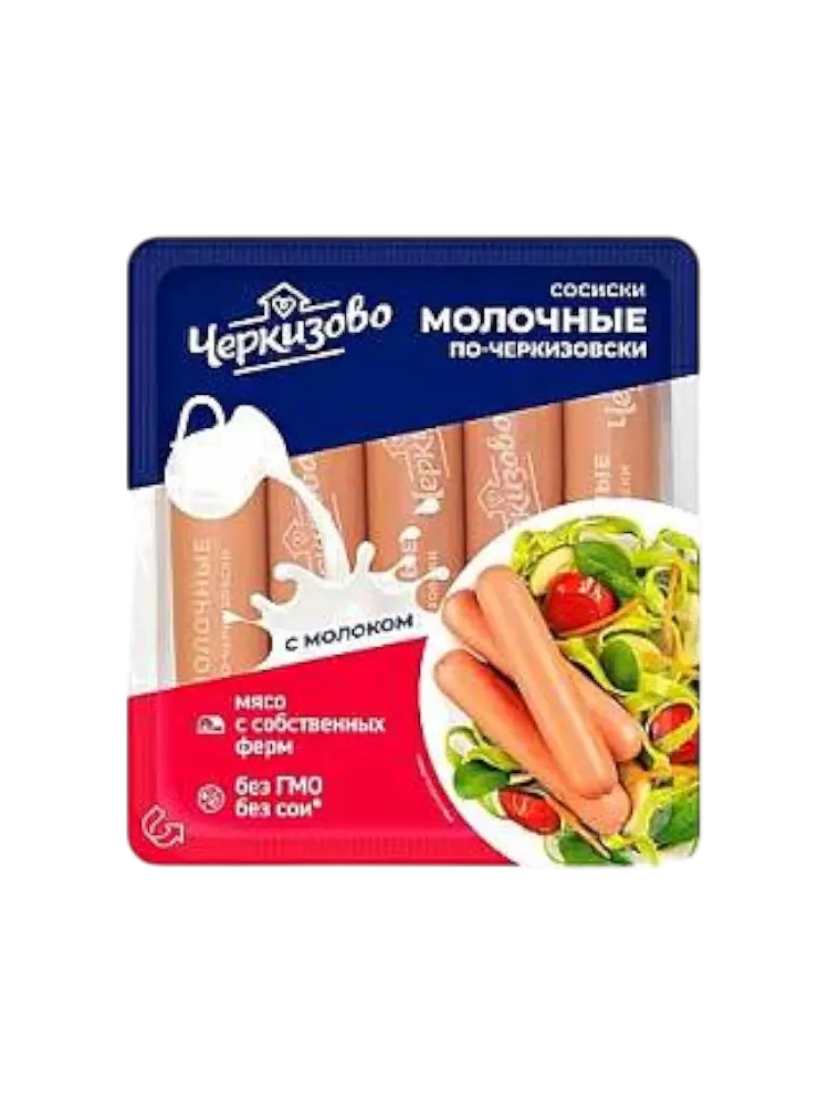 ЧЕРКИЗОВО СОСИСКИ МОЛОЧНЫЕ ПО ЧЕРКИЗОВСКИ 450Г