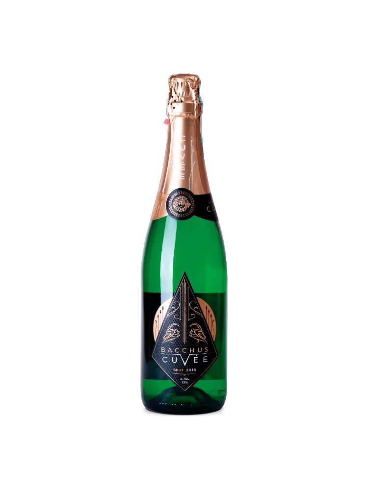 ШАМПАНСКОЕ КАЗАХСТАНСКОЕ BACCHUS CUVEE БРЮТ В КОР 0,75Л  - фото 1