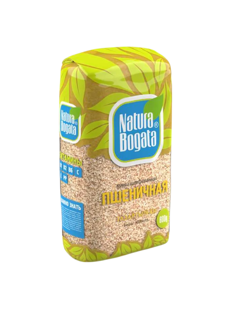КРУПА NATURA BOGATA 600Г ПШЕНИЧНАЯ