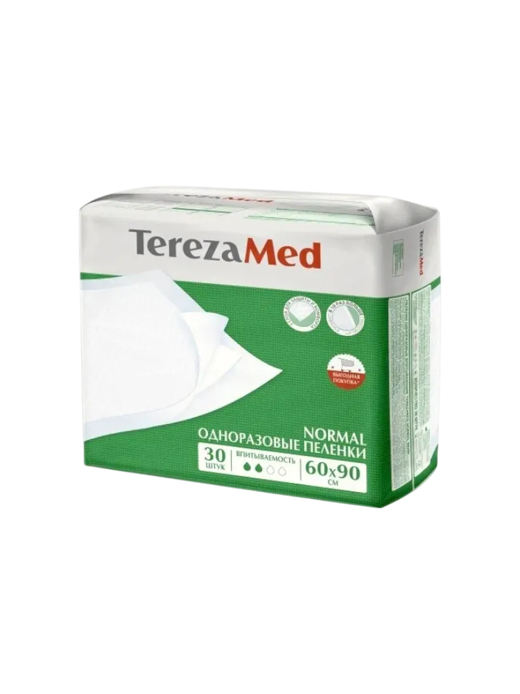 Пеленки урологические TerezaMed Normal 60х90 №30