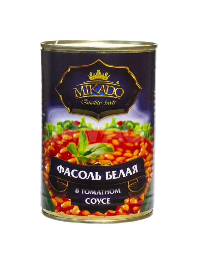 ФАСОЛЬ БЕЛАЯ MIKADO В Т/С 425МЛ Ж/Б