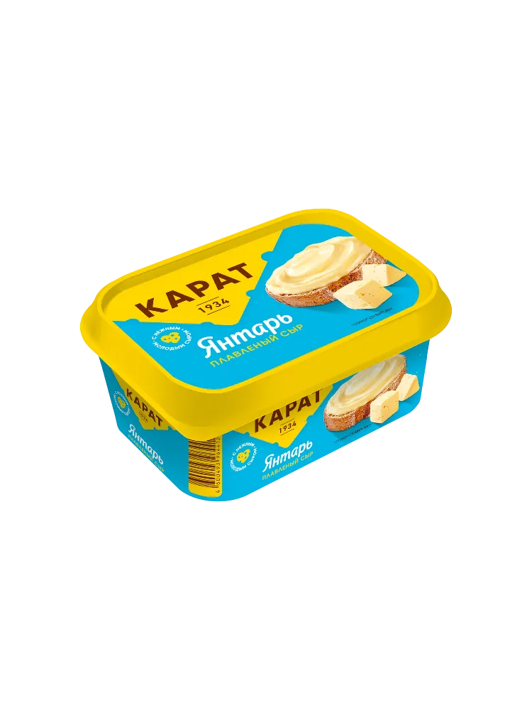 СЫР ПЛАВЛ КАРАТ ЯНТАРЬ 400Г45%