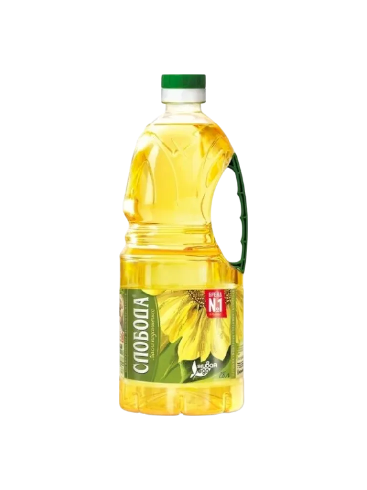 МАСЛО ПОДСОЛ СЛОБОДА 1.8Л РАФИНИРОВАННОЕ В/С