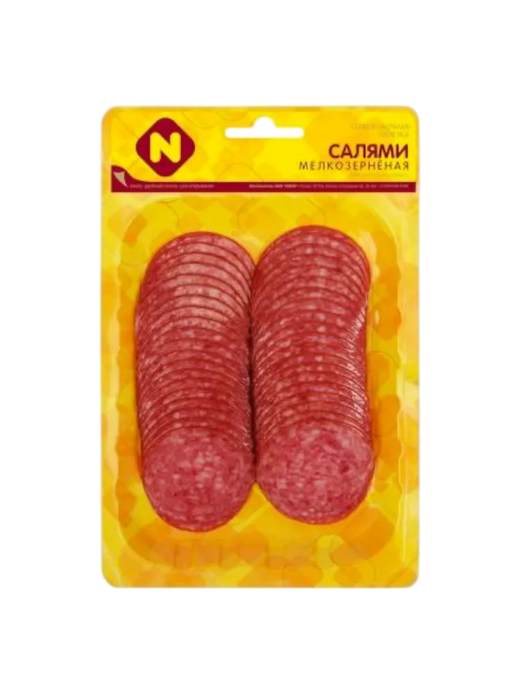 НАРЕЗКА САЛЯМИ ОМПК МЕЛКОЗЕРНЕНАЯ С/К В/У 120Г