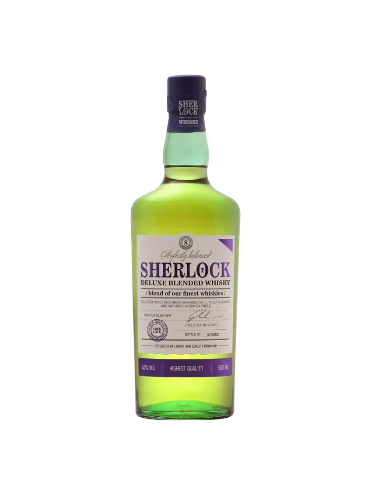 ВИСКИ SHERLOCK 0.5Л DELUXE 40%(6) - фото 1