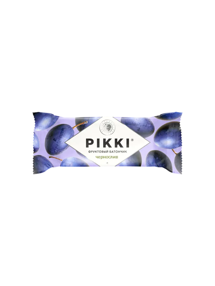 БАТОНЧИК PIKKI ФРУКТОВО-ОРЕХОВЫЙ ЧЕРНОСЛИВ 25Г(24)
