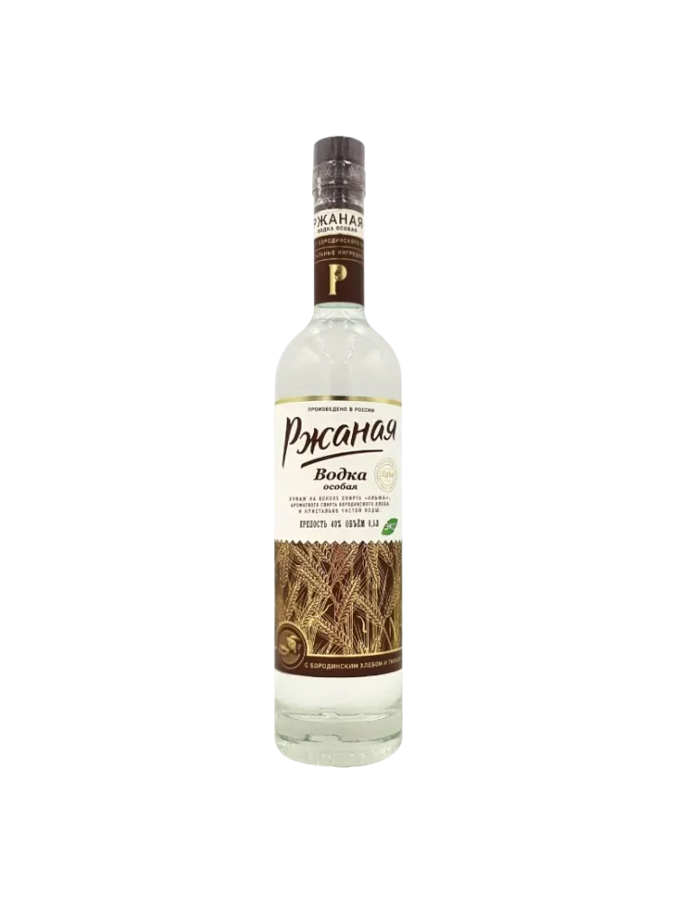 ВОДКА РЖАНАЯ 0.5Л(6) - фото 1