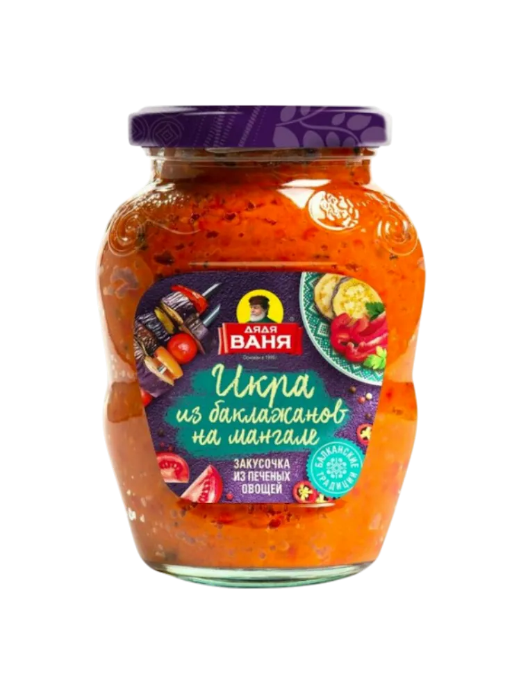 ИКРА ДЯДЯ ВАНЯ ИЗ БАКЛАЖАНОВ НА МАНГАЛЕ 370Г