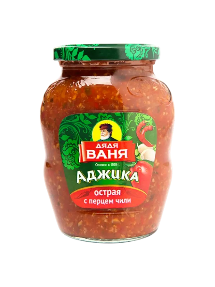 АДЖИКА ДЯДЯ ВАНЯ ОСТР С ПЕРЦЕМ ЧИЛИ 370Г