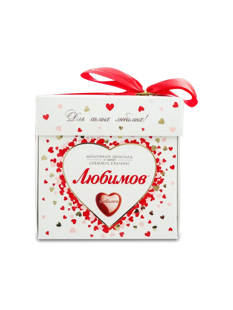 МИЛЛЕНИУМ КОНФ ЛЮБИМОВ 208Г С ОРЕХОВЫМ ПРАЛИНЕ В МОЛ ШОК