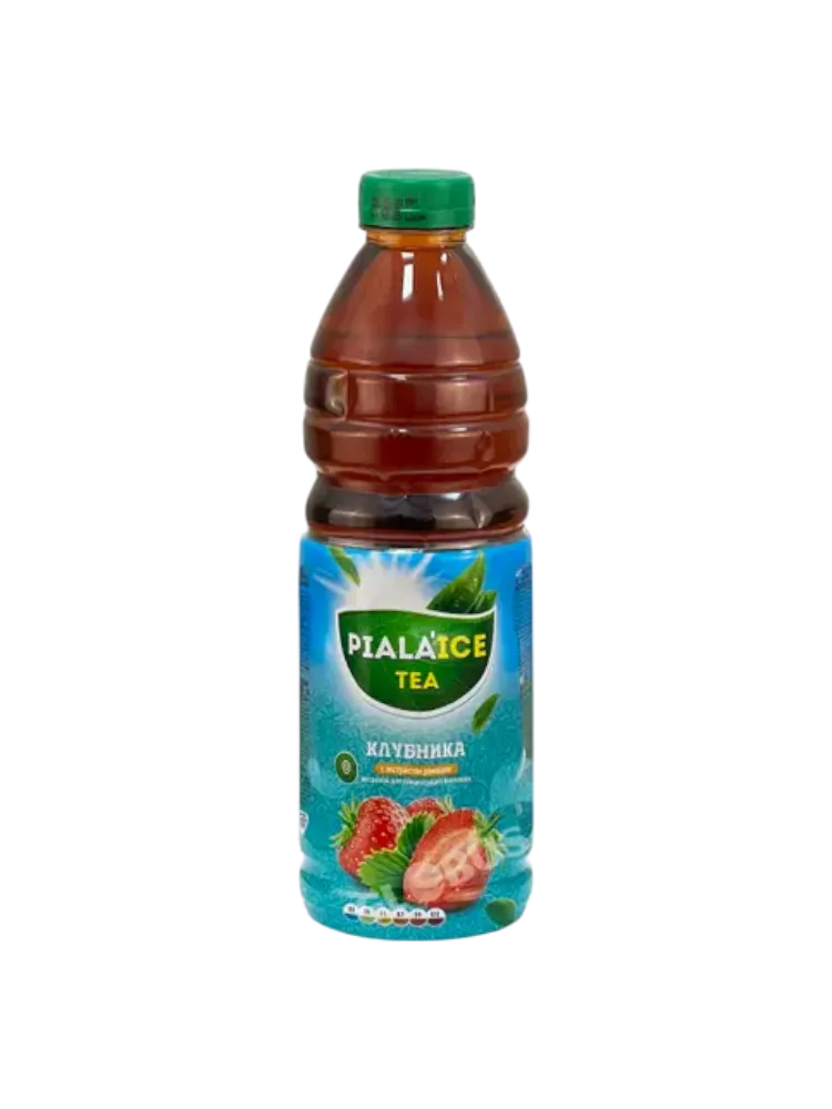 НАПИТОК PIALA ICE TEA С ЭКСТРАКТОМ ЧЕРНОГО ЧАЯ КЛУБНИКА 1Л