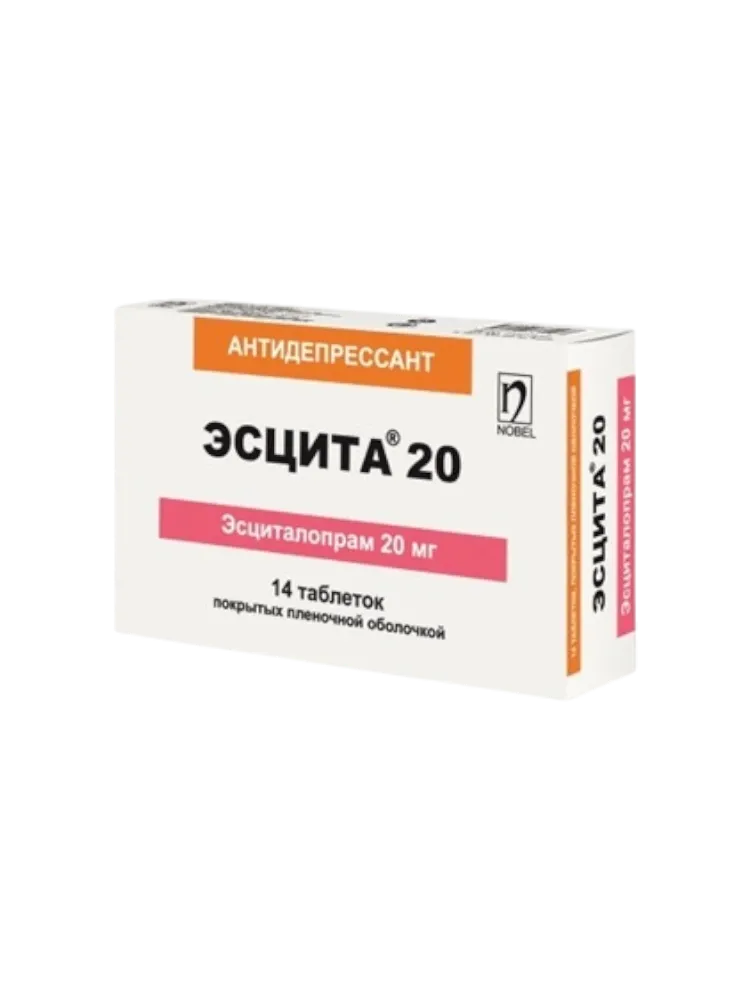 Эсцита таб. 20мг №14