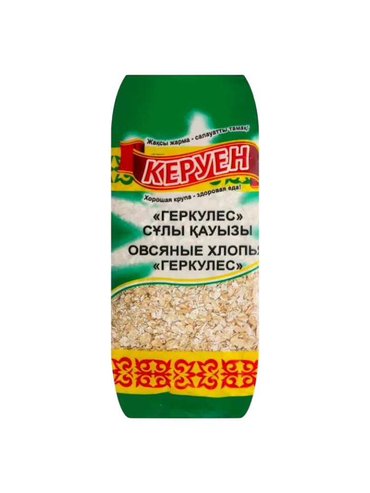 КРУПА КЕРУЕН 400Г ОВСЯНЫЕ ХЛОПЬЯ ГЕРКУЛЕС