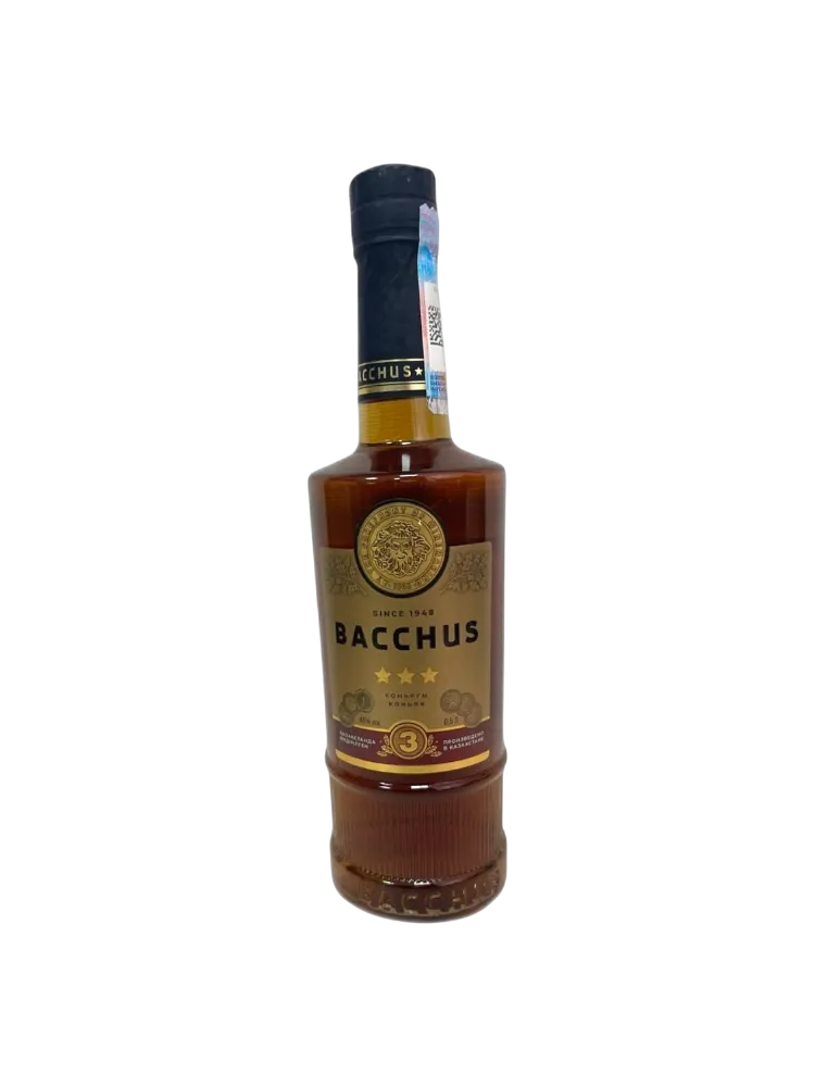 КОНЬЯК BACCHUS 0,5Л 3*  - фото 1