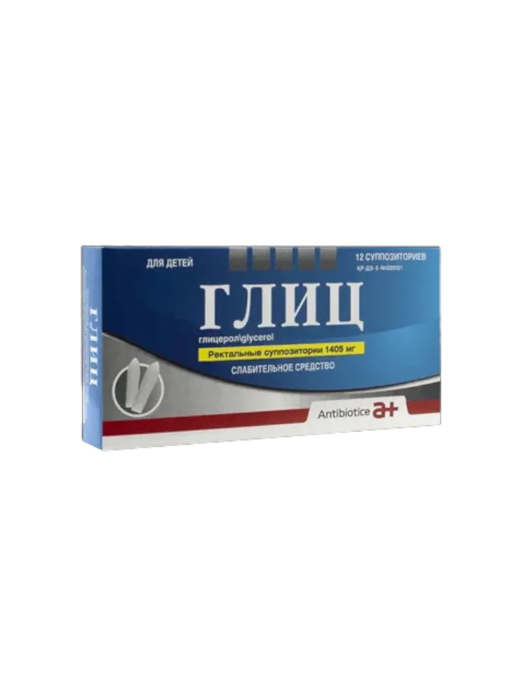 Глиц 1500 мг № 12  для  детей