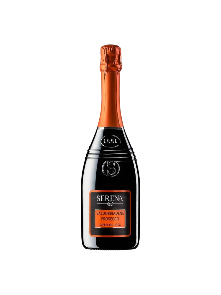 ВИНО ИГРИСТОЕ БЕЛОЕ СУХОЕ SERENA PROSECCO VALDOBBIADENE EXTRA DRY 11% 0.75Л  - фото 1