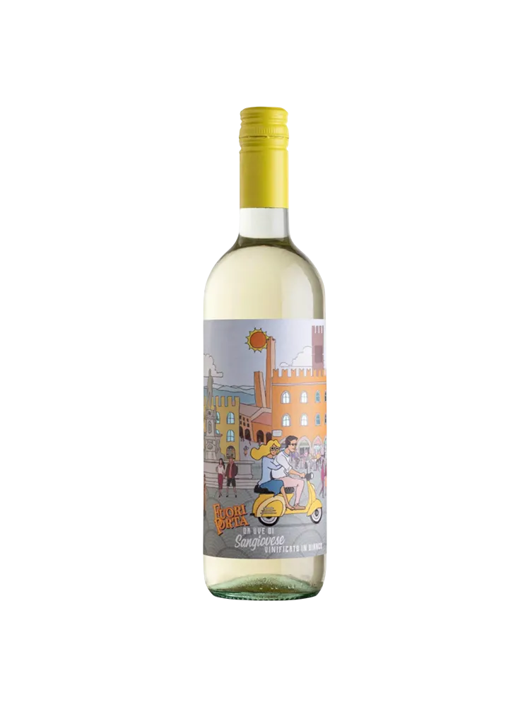 ВИНО FUORI PORTA SANGIOVESE BIANCO RUBICONE БЕЛ СУХ 12,5% 0,75О - фото 1