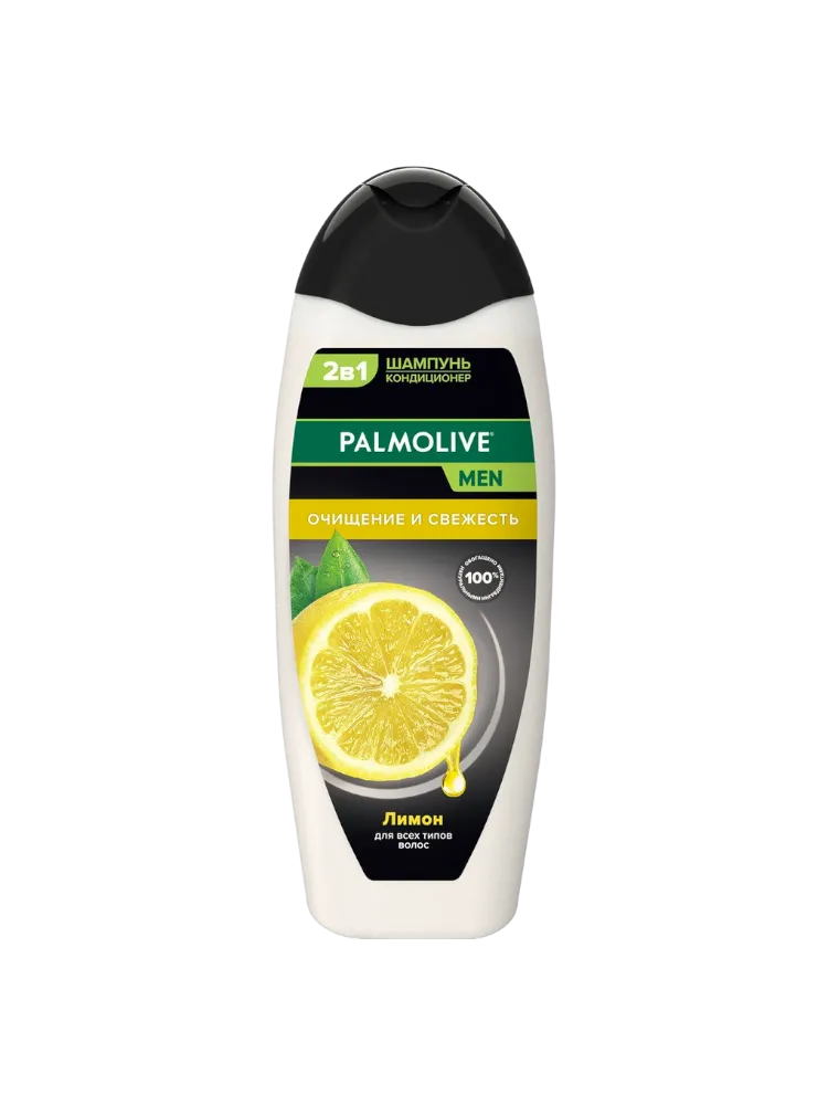 ШАМПУНЬ PALMOLIVE MEN ОЧЕЩЕНИЕ И СВЕЖЕСТЬ ЛИМОН 450МЛ