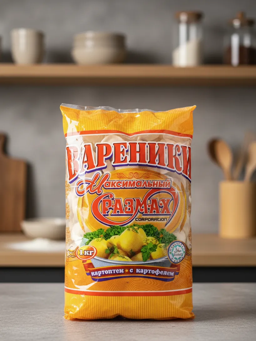 Вареники Максимальный Размах с картофелем 800г