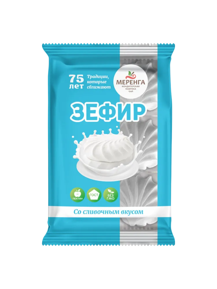 ЗЕФИР МЕРЕНГА 270Г СО СЛИВОЧНЫМ ВКУСОМ