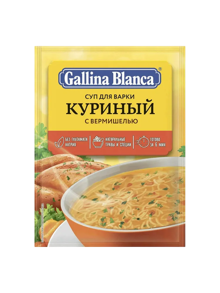 СУП ДОШИРАК 62Г КУРИНЫЙ С ВЕРМИШЕЛЬЮ
