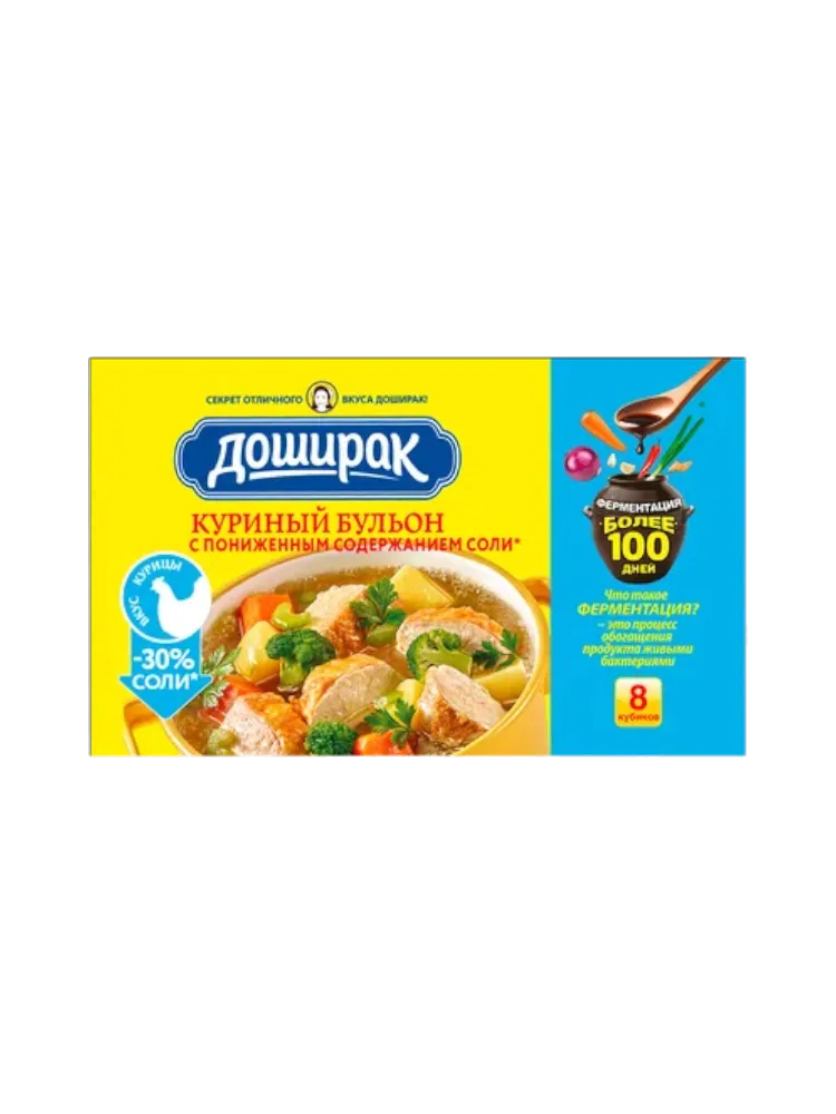 БУЛЬОН ДОШИРАК 80Г КУРИНЫЙ