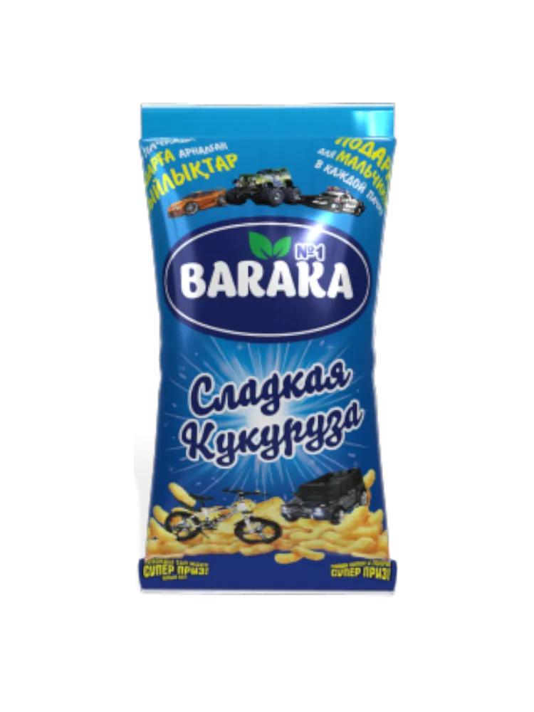 КУКУРУЗНЫЕ ПАЛОЧКИ БАРАКА 100Г Д/МАЛЬЧИКОВ