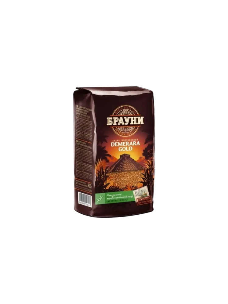 САХАР ПЕСОК БРАУНИ ТРОСТНИКОВЫЙ 900Г