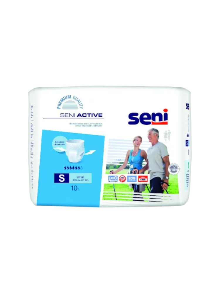 ТРУСЫ ВПИТЫВАЮЩИЕ SENI 10ШТ ACTIVE SMALL