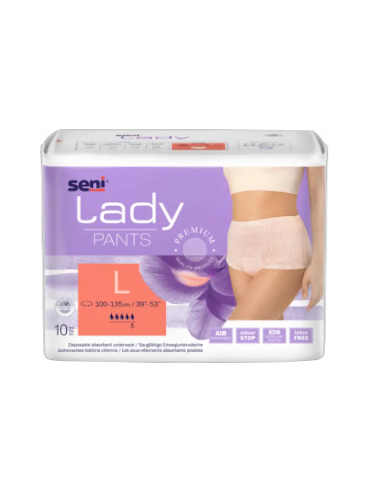 ТРУСИКИ SENI LADY PANTS 10ШТ LARGE ВПИТЫВАЮЩИЕ