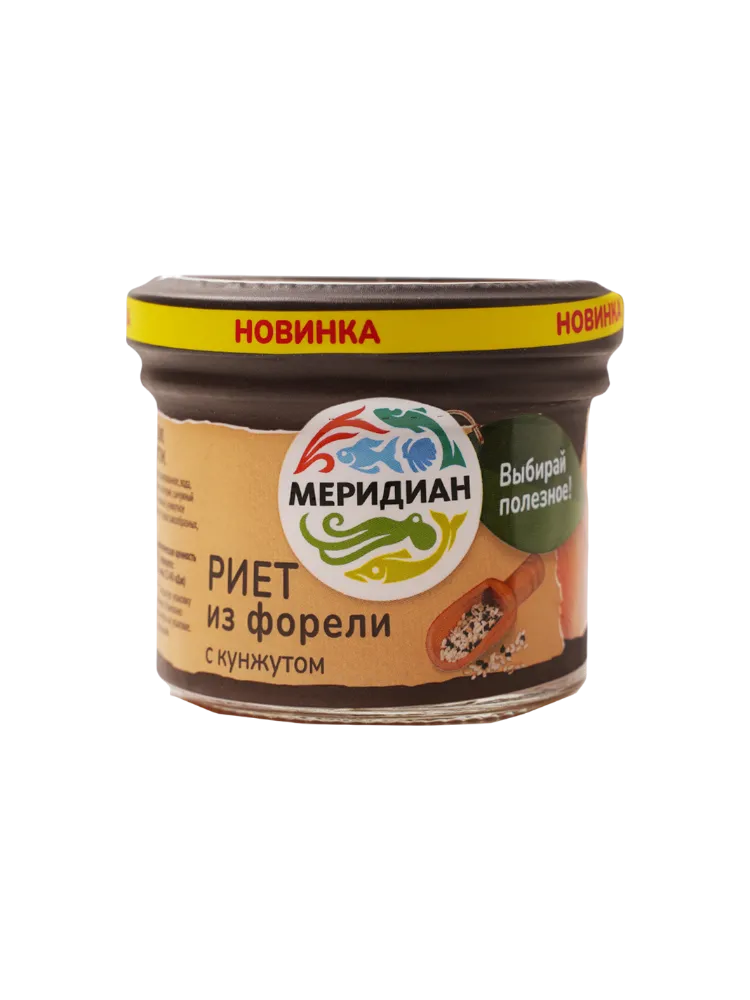 РИЕТ МЕРИДИАН 100Г ИЗ ФОРЕЛИ С КУНЖУТОМ