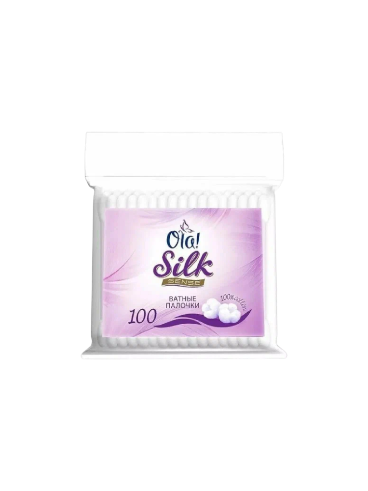 OLA!-Silk Ватные палочки №100 п\э уп.