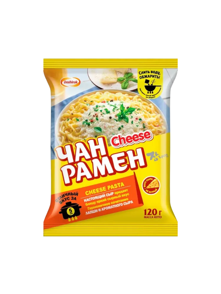 ЛАПША ЧАН РАМЕН 120Г CHEESE PASTA